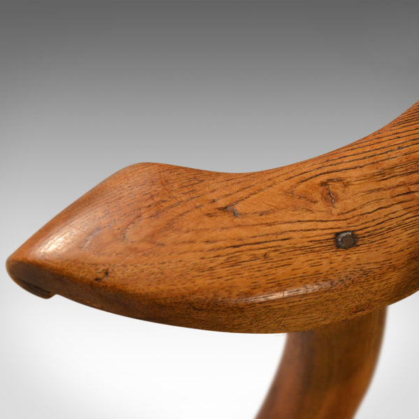 Antique Elbow Chair Large, Oak Ash Elm, Study Desk, Georgian Armchair Circa 1800 - London Fine Antiques