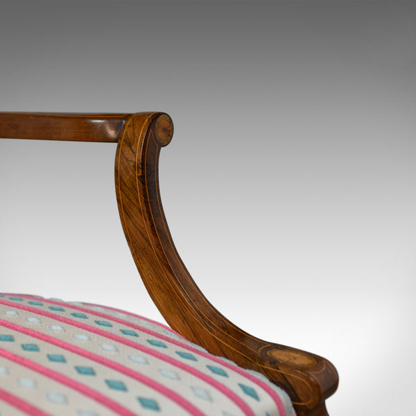 Antique  Elbow Chair, Rosewood, English Open Armchair, Maple & Co. Circa 1910 - London Fine Antiques