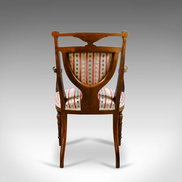 Antique  Elbow Chair, Rosewood, English Open Armchair, Maple & Co. Circa 1910 - London Fine Antiques