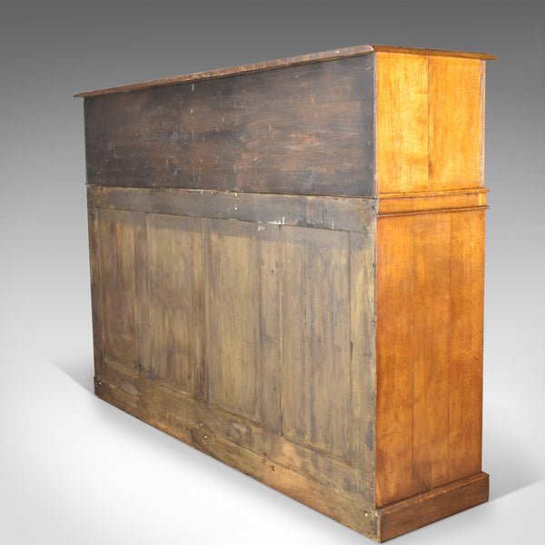 Large Antique Estate Manager's Cupboard, Oak, English, Victorian, Cabinet c.1880 - London Fine Antiques