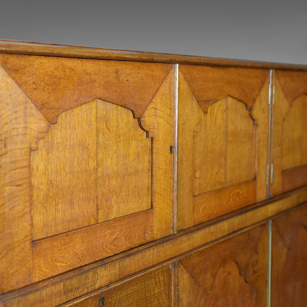 Large Antique Estate Manager's Cupboard, Oak, English, Victorian, Cabinet c.1880 - London Fine Antiques