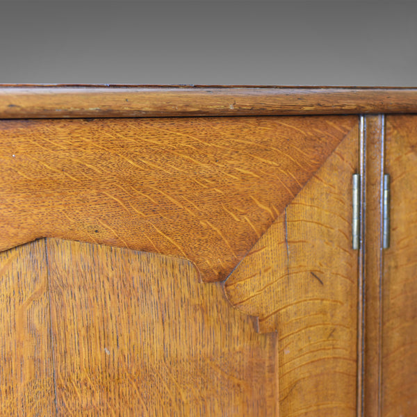 Large Antique Estate Manager's Cupboard, Oak, English, Victorian, Cabinet c.1880 - London Fine Antiques