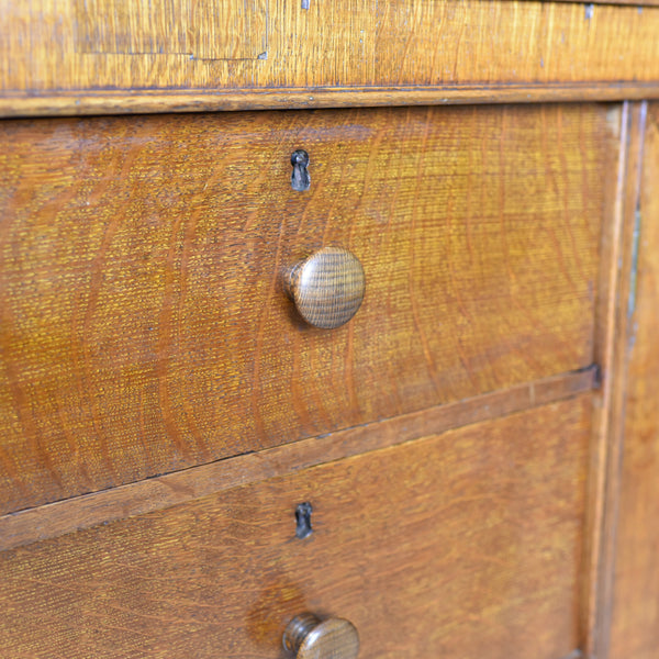 Large Antique Estate Manager's Cupboard, Oak, English, Victorian, Cabinet c.1880 - London Fine Antiques
