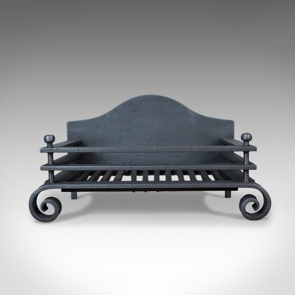 Antique Fire Basket, English, Edwardian, Grate, Iron, Circa 1910 - London Fine Antiques