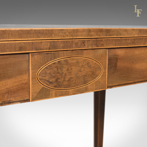 Antique Fold-Over Card Table, Thuya Wood, Late Georgian, English c.1780 - London Fine Antiques
