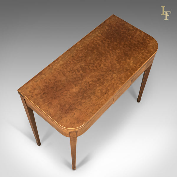 Antique Fold-Over Card Table, Thuya Wood, Late Georgian, English c.1780 - London Fine Antiques