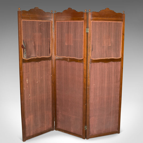Antique Folding Screen, Edwardian Room Divider, Photographer's Prop Circa 1910 - London Fine Antiques