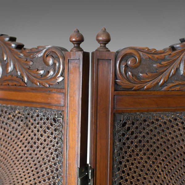 Antique Folding Screen, Edwardian Room Divider, Photographer's Prop Circa 1910 - London Fine Antiques