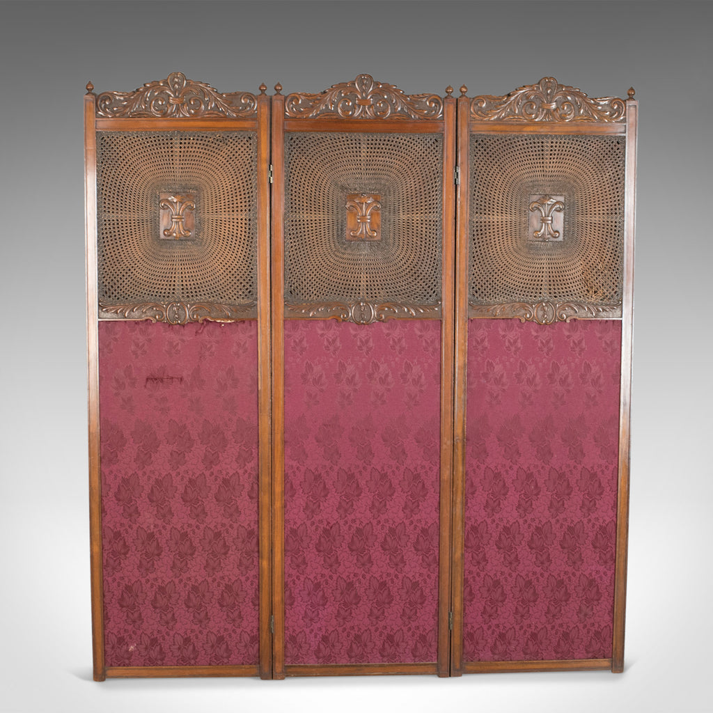 Antique Folding Screen, Edwardian Room Divider, Photographer's Prop Ci –  London Fine Antiques