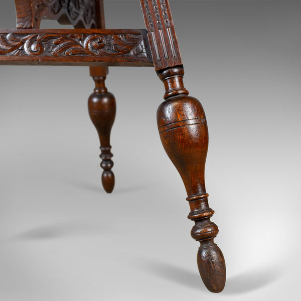Antique Folding Table, Dutch, Friesland, Oak, Ships, Tavern, Campaign Circa 1880 - London Fine Antiques