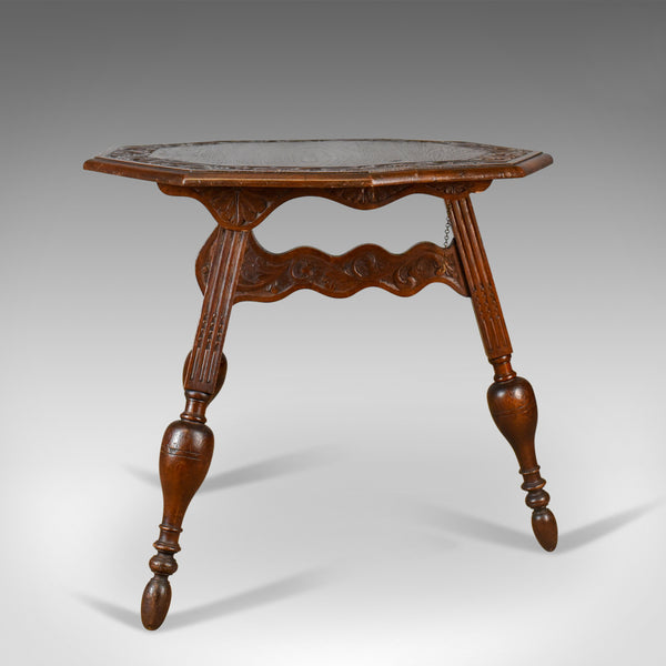 Antique Folding Table, Dutch, Friesland, Oak, Ships, Tavern, Campaign Circa 1880 - London Fine Antiques
