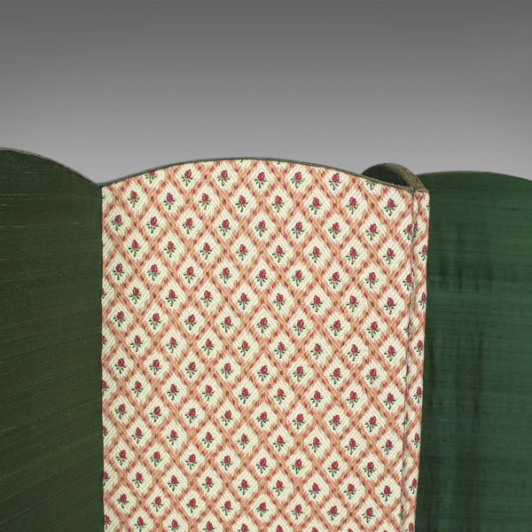 Antique Four Fold Screen, Edwardian, Panel, Room Divider, Photgrapher's Prop - London Fine Antiques