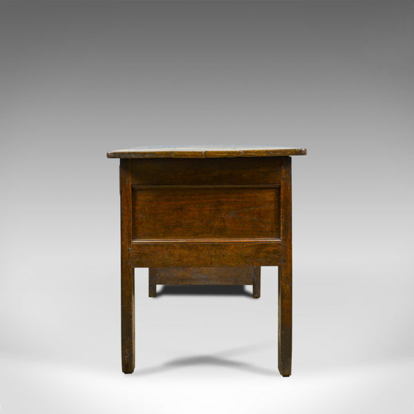 Antique French Mayoral Clerk's Desk, Oak, Elm, Mid 19th Century, Circa 1850 - London Fine Antiques