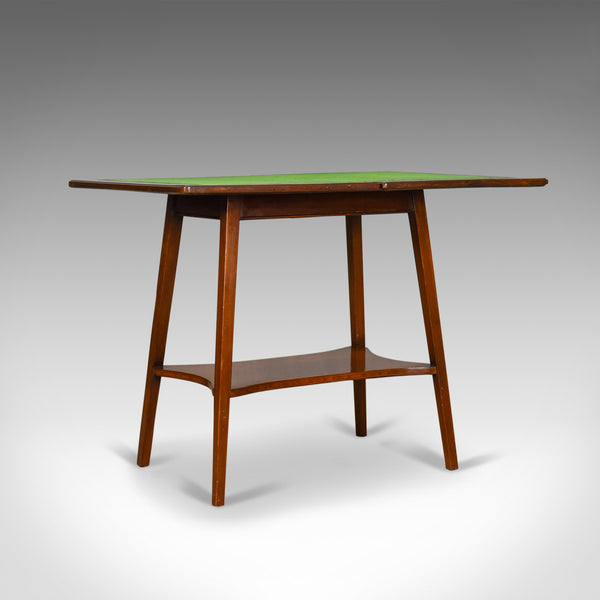 Antique Games Table, English, Fold-Over, Side, Mahogany, Satinwood Circa 1900 - London Fine Antiques