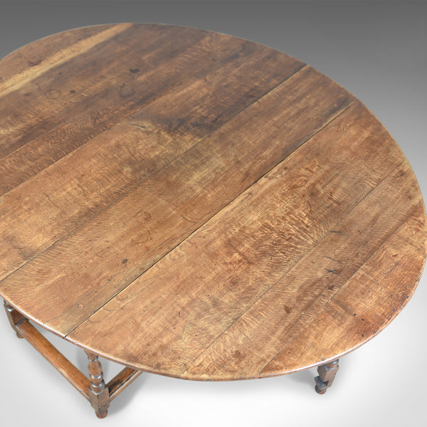 Large Antique Gateleg Table, Georgian, Country Kitchen, Dining, Circa 1800 - London Fine Antiques