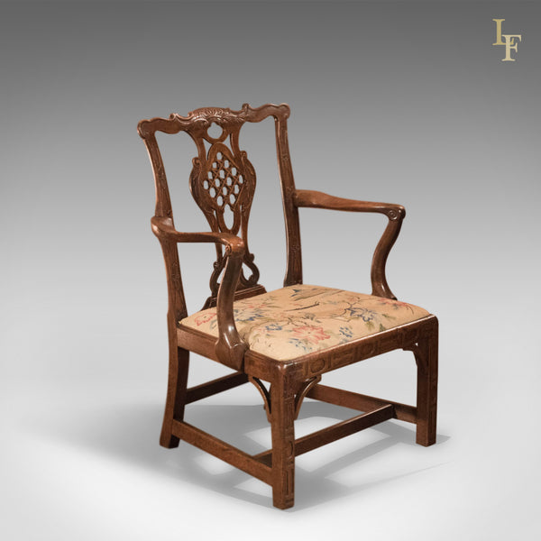 George III Elbow Chair, in the manner of Robert Manwaring - London Fine Antiques