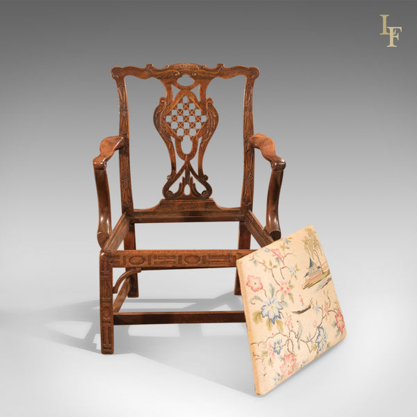 George III Elbow Chair, in the manner of Robert Manwaring - London Fine Antiques