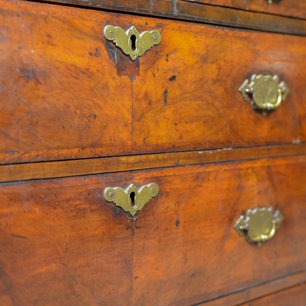 Antique Georgian Chest of Drawers, English, Walnut, 18th Century, Circa 1750 - London Fine Antiques