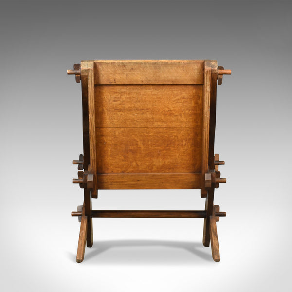 Antique Glastonbury Chair, English, Tudor Revival, Hall Seat, Circa 1900 - London Fine Antiques