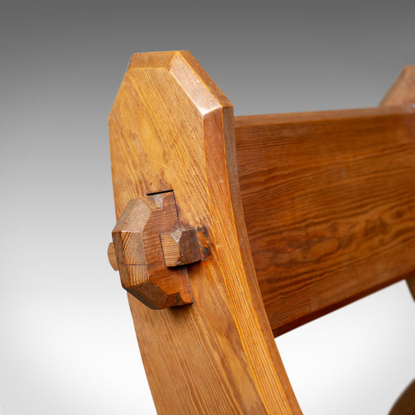 Antique Glastonbury Chair, Tudor Revival, Ecclesiastical, Gothic, Circa 1850 - London Fine Antiques