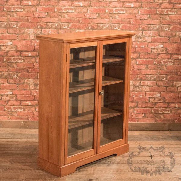 Victorian Glazed Bookcase Cabinet, c.1900 - London Fine Antiques