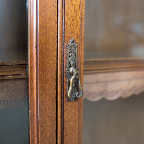Antique Glazed Bookcase, Victorian, English, Display Cabinet, Walnut, Circa 1880 - London Fine Antiques