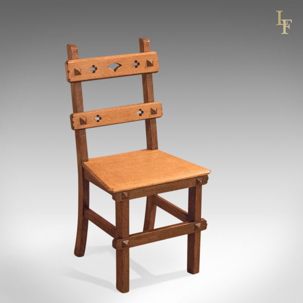 Arts & Crafts English Oak Chair, c.1900 - London Fine Antiques