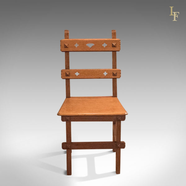Arts & Crafts English Oak Chair, c.1900 - London Fine Antiques