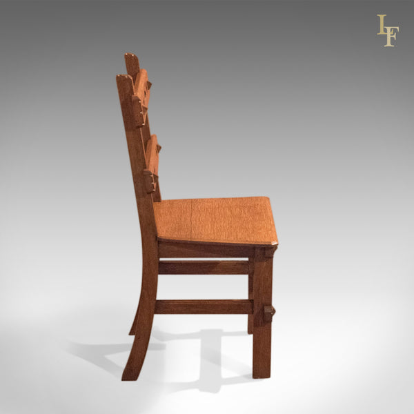 Arts & Crafts English Oak Chair, c.1900 - London Fine Antiques