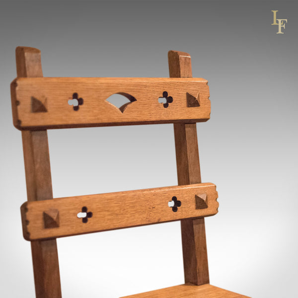 Arts & Crafts English Oak Chair, c.1900 - London Fine Antiques