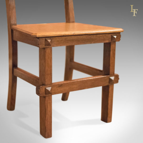 Arts & Crafts English Oak Chair, c.1900 - London Fine Antiques