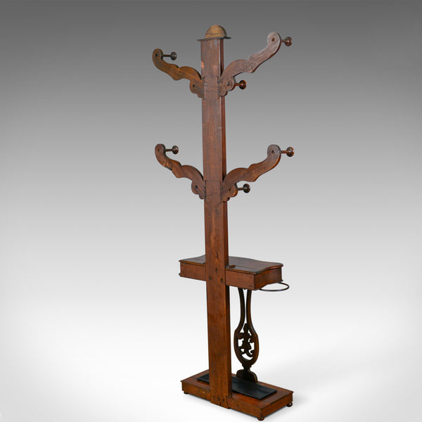 Antique Hall Stand, Edwardian, Mahogany, Tree, Hat, Coat, Umbrella, Circa 1910 - London Fine Antiques