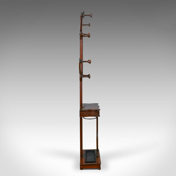 Antique Hall Stand, Edwardian, Mahogany, Tree, Hat, Coat, Umbrella, Circa 1910 - London Fine Antiques