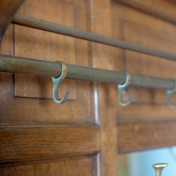Antique Hall Stand, English, Edwardian, Oak, Coat, Umbrella, Stick, Rack c.1910 - London Fine Antiques
