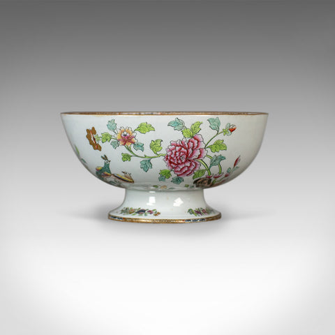 Antique Ironstone Bowl, 19th Century, Victorian, Chinoiserie Ceramic - London Fine Antiques