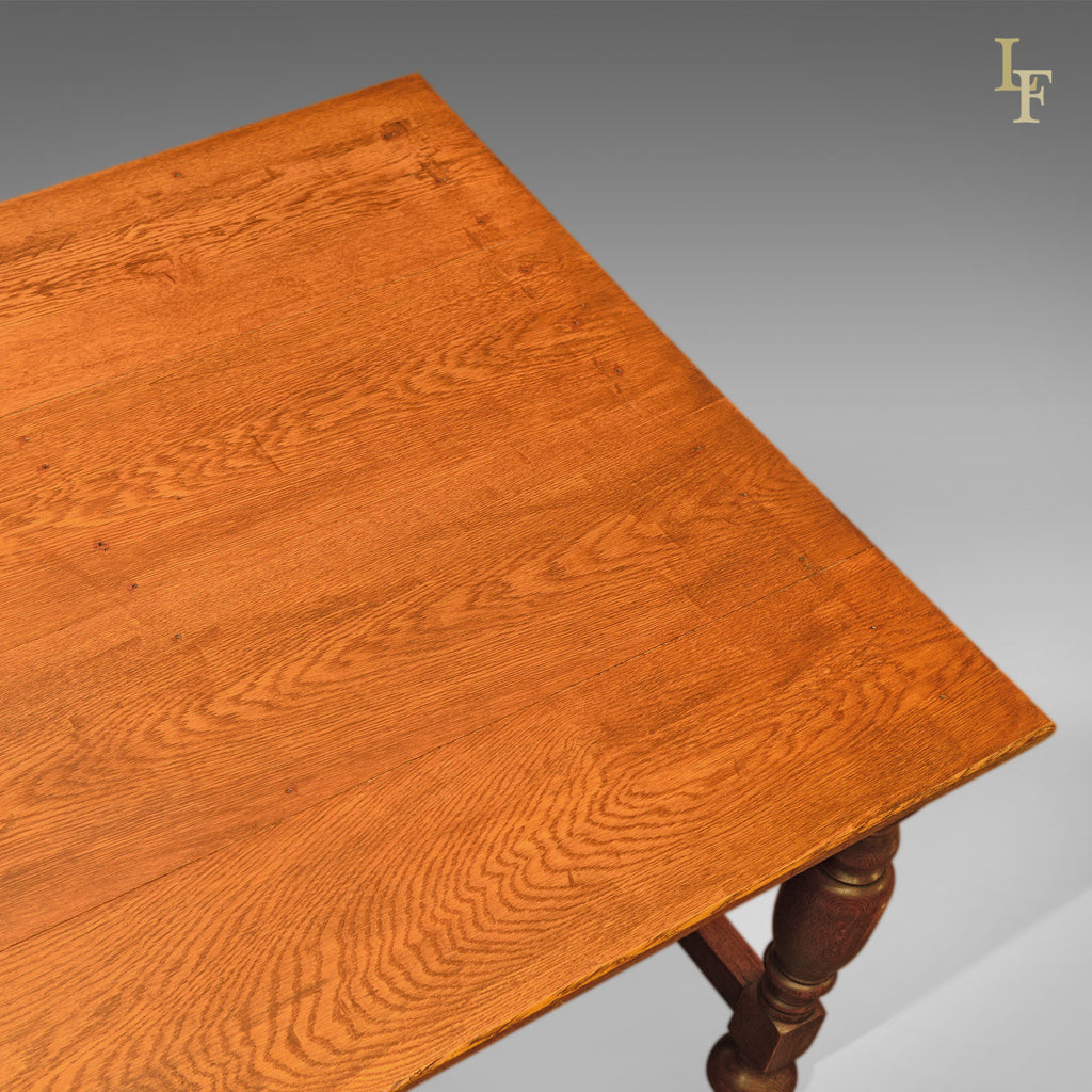 Large Antique Kitchen Table, Victorian Dining Oak c.1900 – London Fine Antiques