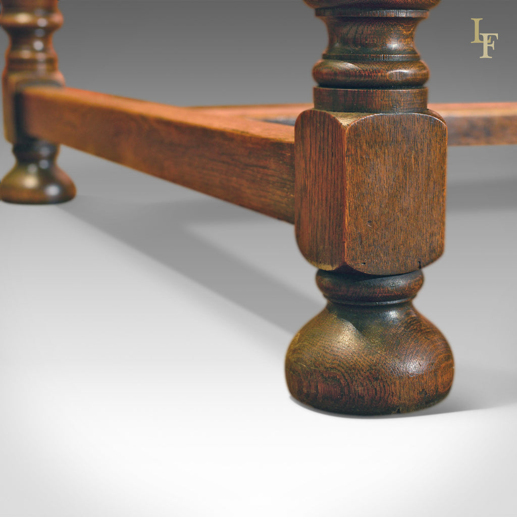 Large Antique Kitchen Table, Victorian Dining Oak c.1900 – London Fine Antiques