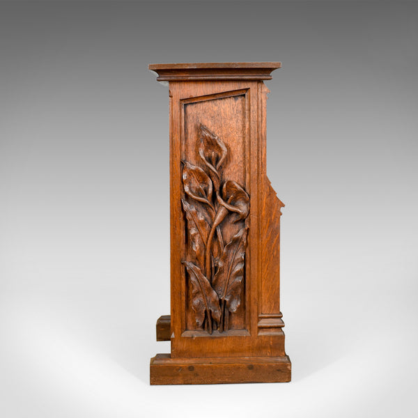 Antique Lectern, Carved, English, Oak, Stand, Ecclesiastical Gothic, Pugin c1880 - London Fine Antiques