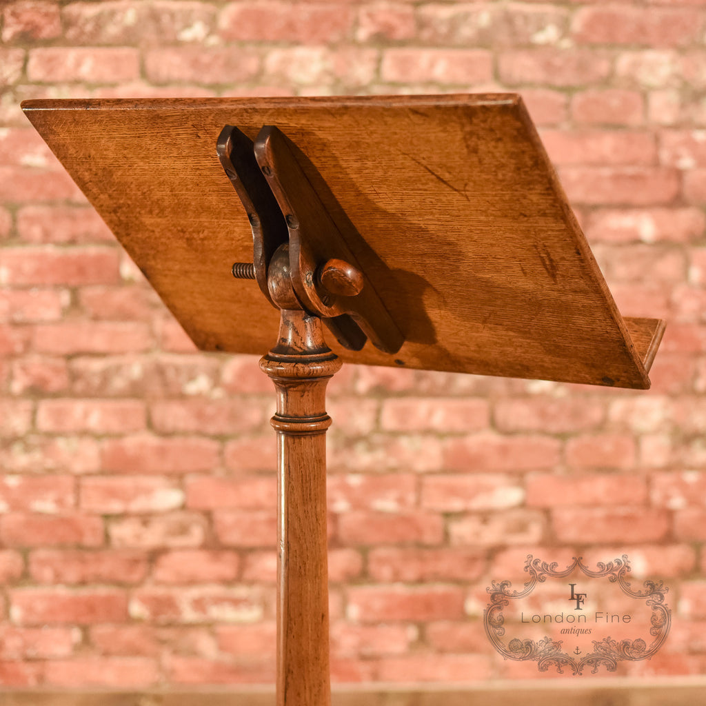 Victorian Oak & Iron Lectern, c.1850 – London Fine Antiques
