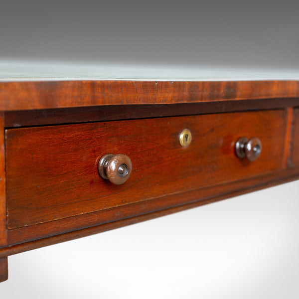 Antique Library Table, English, William IV, Mahogany, Cartographers, Circa 1835 - London Fine Antiques