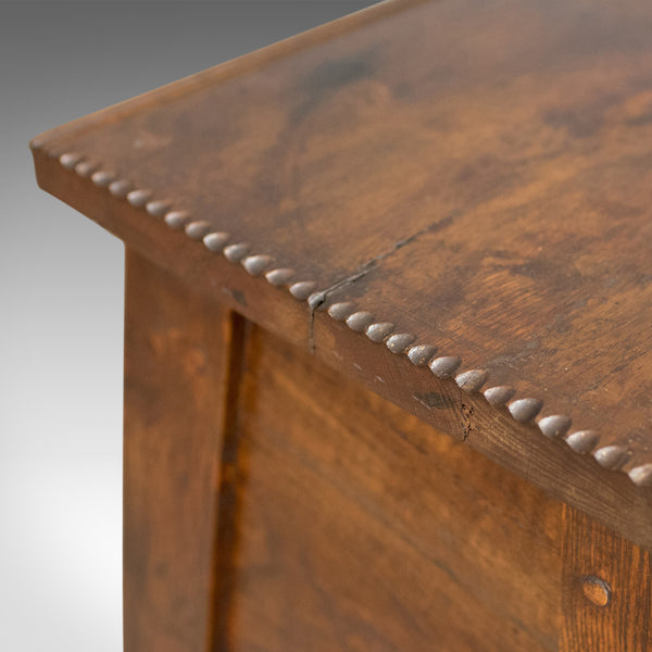 Antique Locker Seat, Victorian in Jacobean Taste, English Oak Joint Stool c.1900 - London Fine Antiques