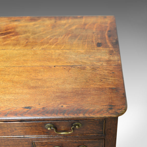 Antique Lowboy, English, Georgian, Oak, Side Table, 18th Century Circa 1780 - London Fine Antiques
