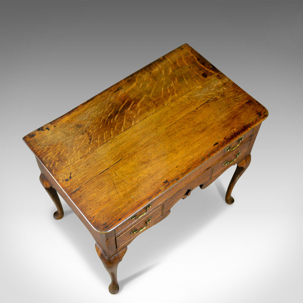Antique Lowboy, English, Georgian, Oak, Side Table, 18th Century Circa 1780 - London Fine Antiques