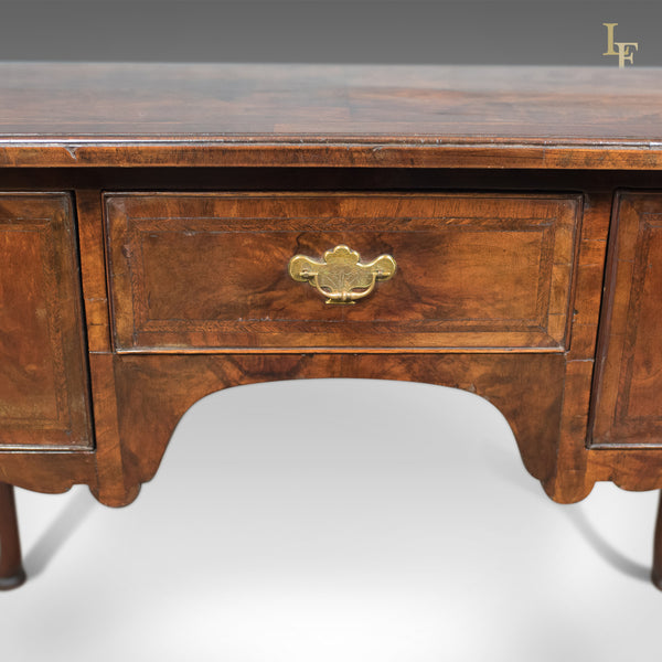 Antique Lowboy, English, Late Georgian, Walnut, Desk, Table c.1800 - London Fine Antiques