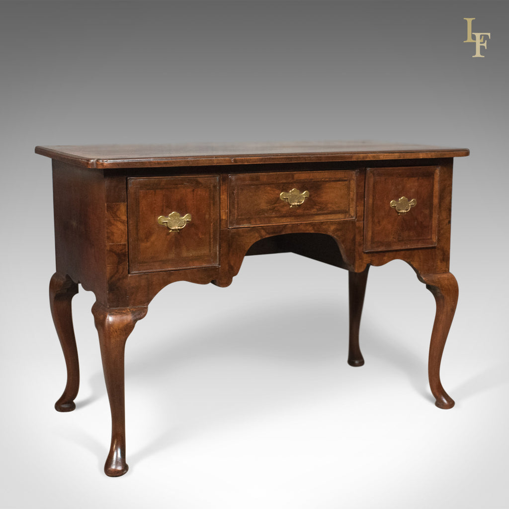 Antique Lowboy, English, Late Georgian, Walnut, Desk, Table c.1800 - London Fine Antiques
