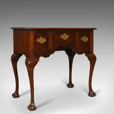 Antique Lowboy, English, Late Victorian, Mahogany Table, Circa 1900 - London Fine Antiques