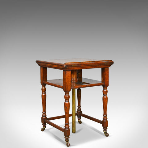 Antique, Metamorphic, Side Table, Lectern, Oak, Library, Reading Circa 1860 - London Fine Antiques