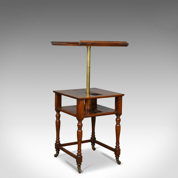 Antique, Metamorphic, Side Table, Lectern, Oak, Library, Reading Circa 1860 - London Fine Antiques