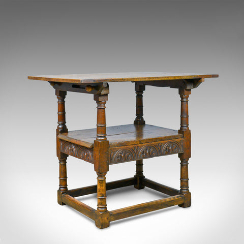 Antique Monk's Bench, Metamorphic Table, Chair, English Oak, C18th and Later - London Fine Antiques