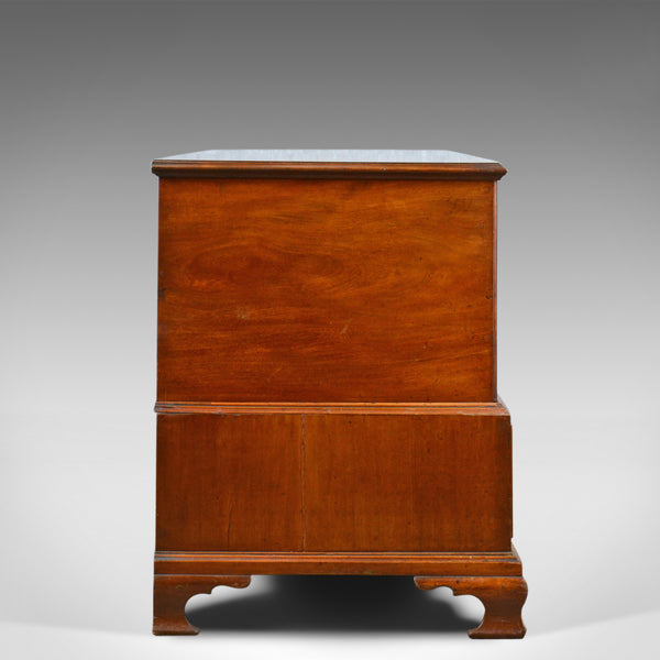 Antique, Mule Chest, English, Georgian Housekeepers Trunk, Mahogany, Circa 1780 - London Fine Antiques